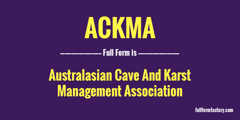 ackma-full-form