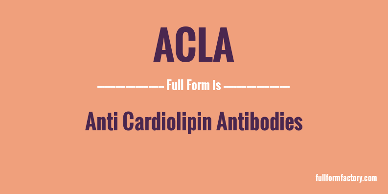 acla-full-form