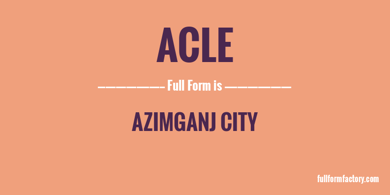acle-full-form