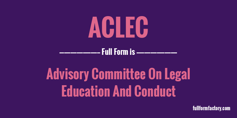 aclec-full-form