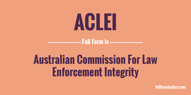 aclei-full-form