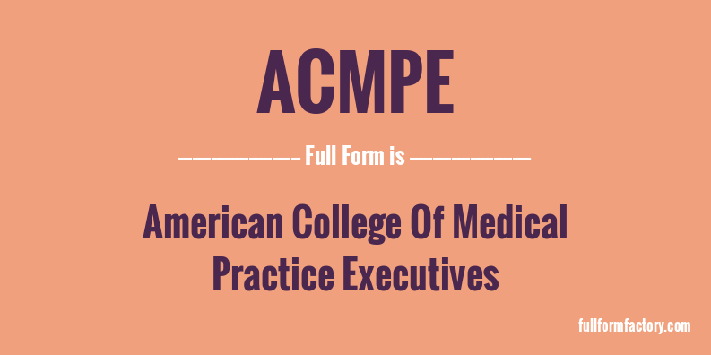 acmpe-full-form