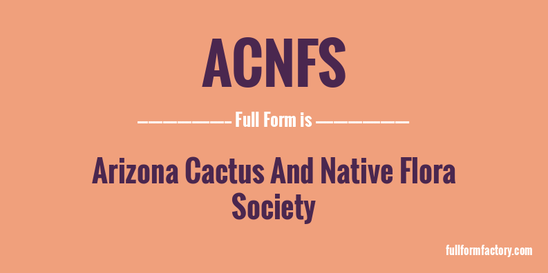 acnfs-full-form