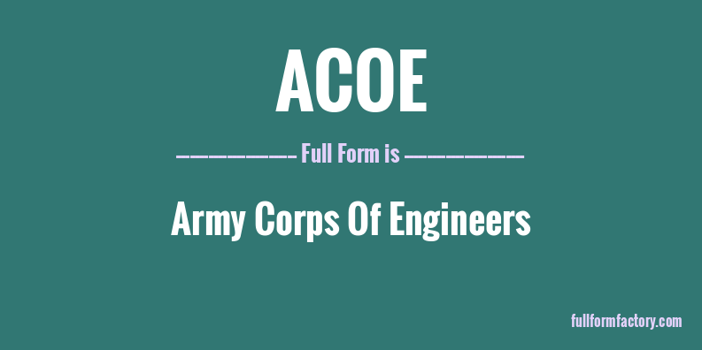 acoe-full-form