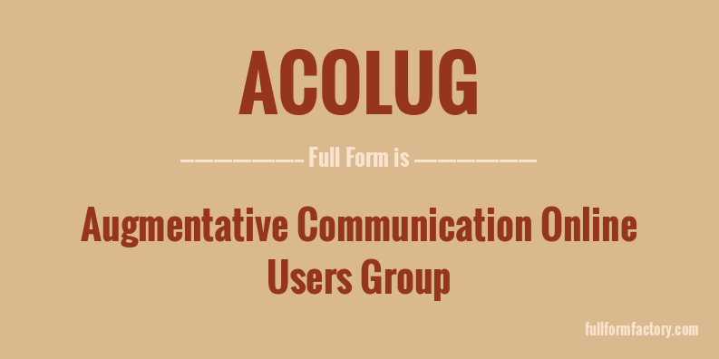 acolug-full-form