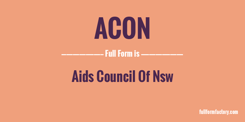 acon-full-form