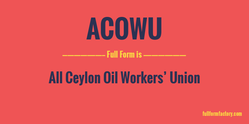 acowu-full-form