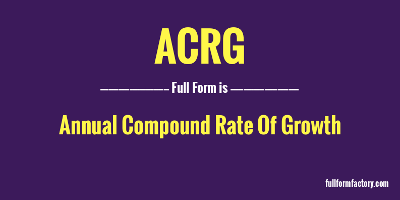 acrg-full-form