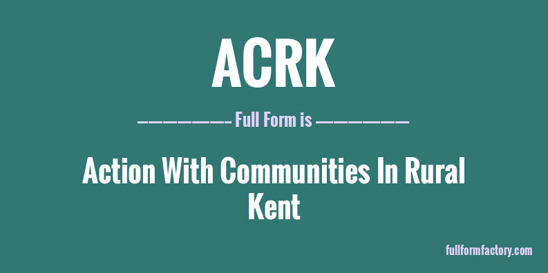 acrk-full-form
