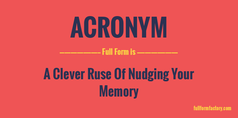 acronym-full-form
