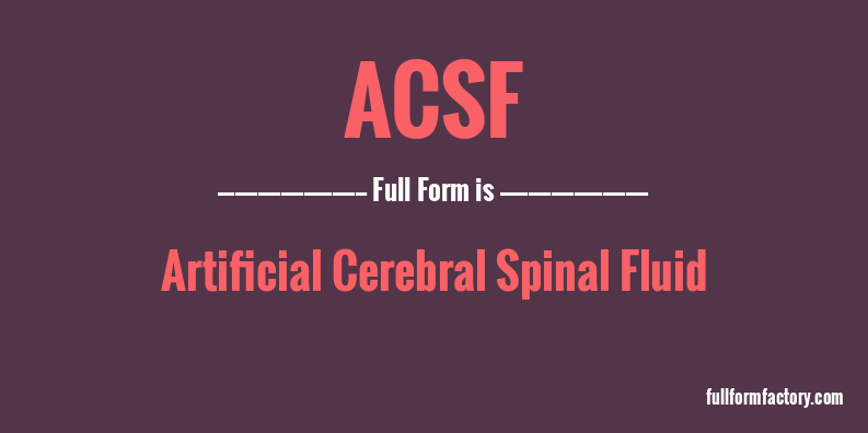 acsf-full-form