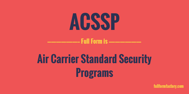 acssp-full-form