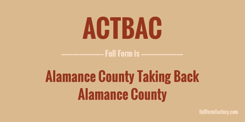 actbac-full-form