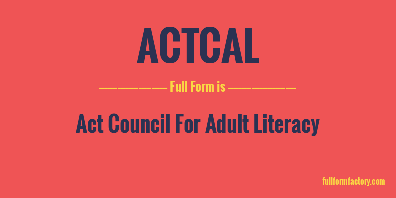 actcal-full-form
