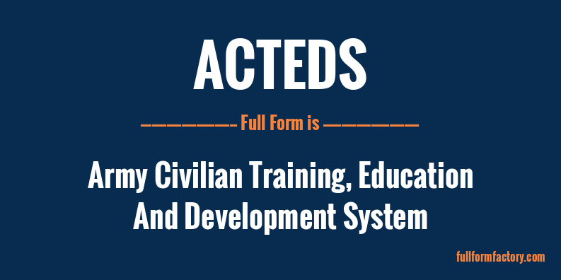 acteds-full-form