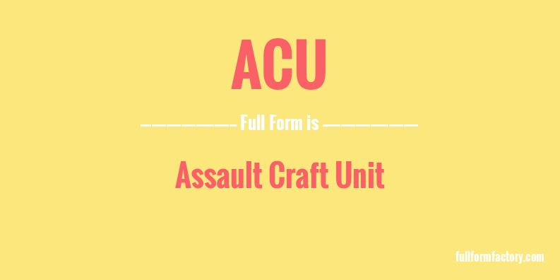 acu-full-form