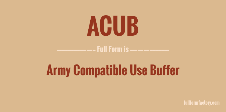 acub-full-form