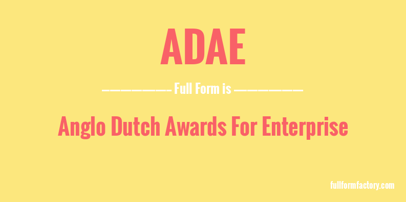 adae-full-form