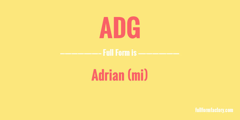 adg-full-form