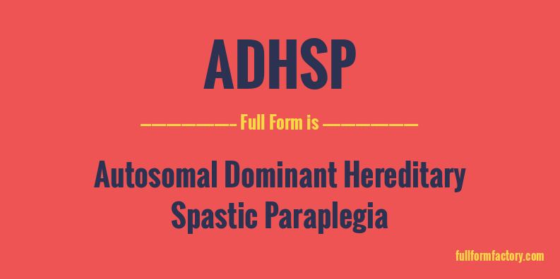 adhsp-full-form