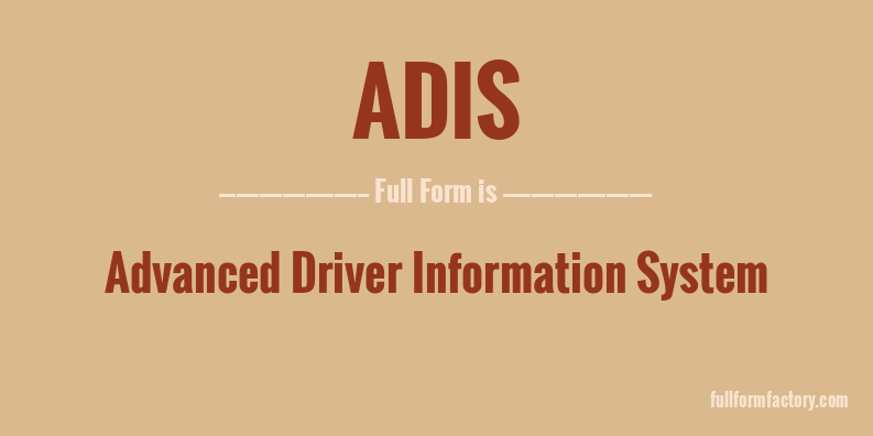 adis-full-form