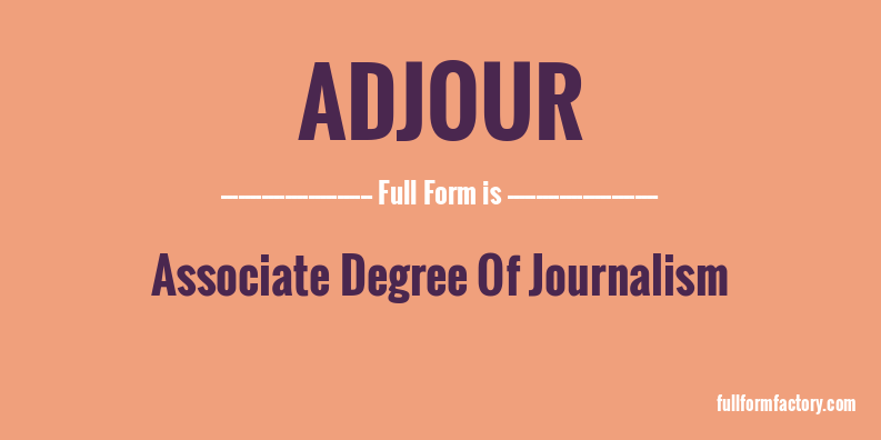 adjour-full-form