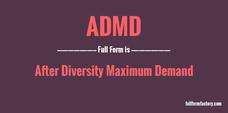admd-full-form