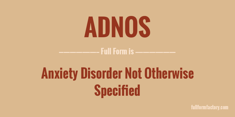 adnos-full-form