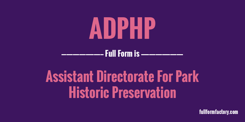 adphp-full-form