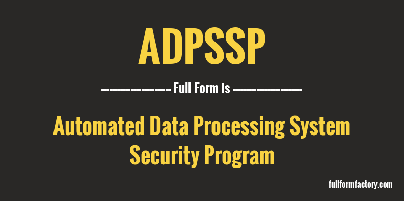 adpssp-full-form