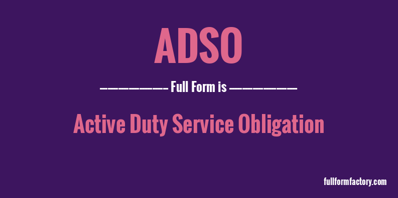 adso-full-form