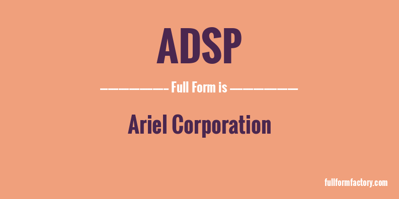 adsp-full-form