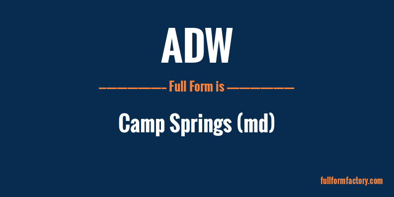 adw-full-form