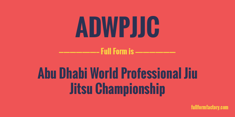 adwpjjc-full-form