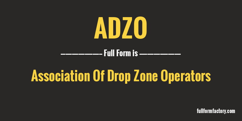 adzo-full-form