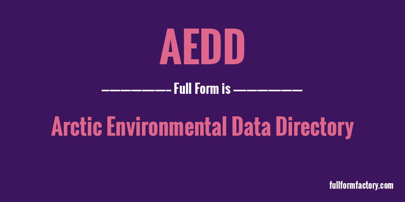 aedd-full-form