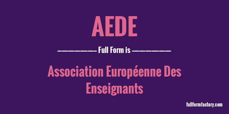 aede-full-form