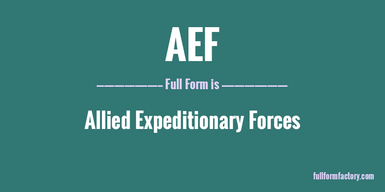 aef-full-form