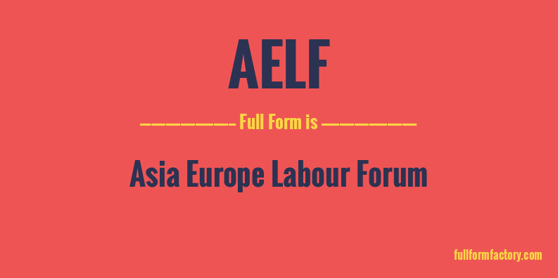 aelf-full-form