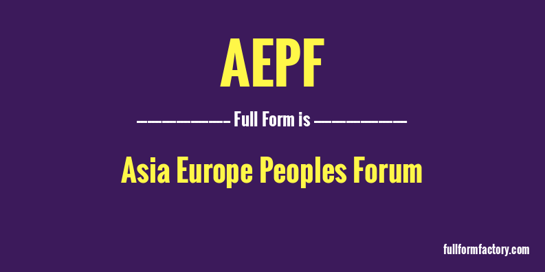 aepf-full-form