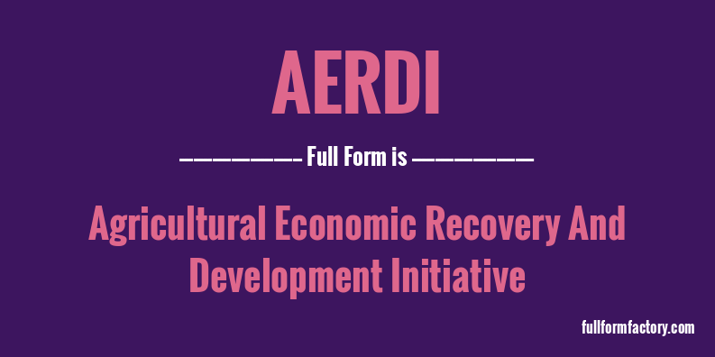 aerdi-full-form