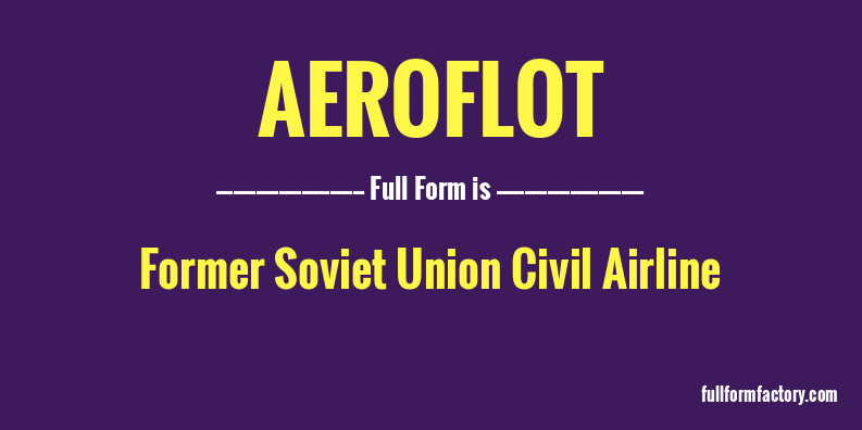 aeroflot-full-form