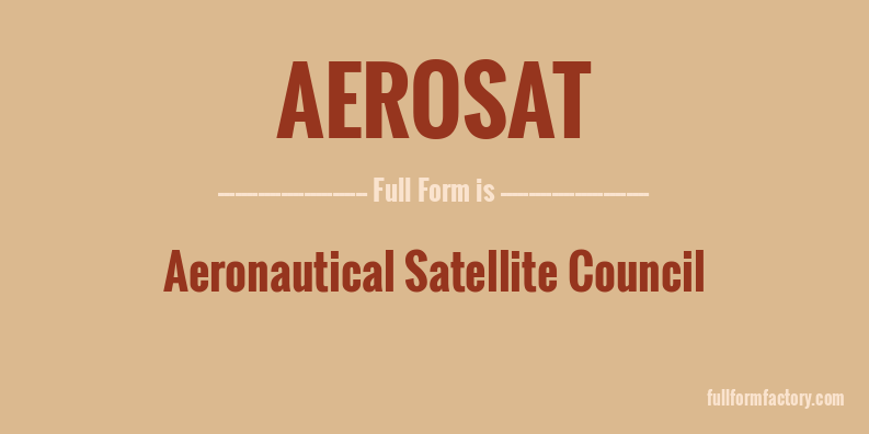 aerosat-full-form
