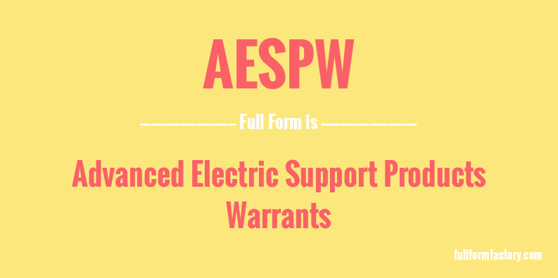 aespw-full-form
