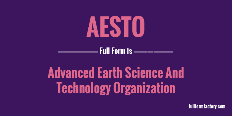 aesto-full-form