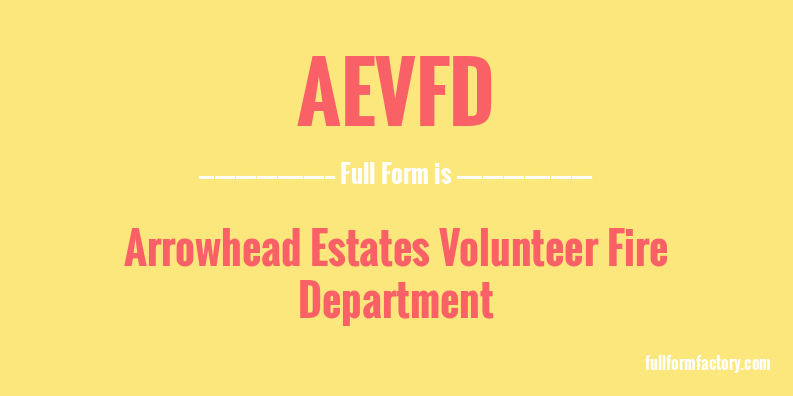 aevfd-full-form