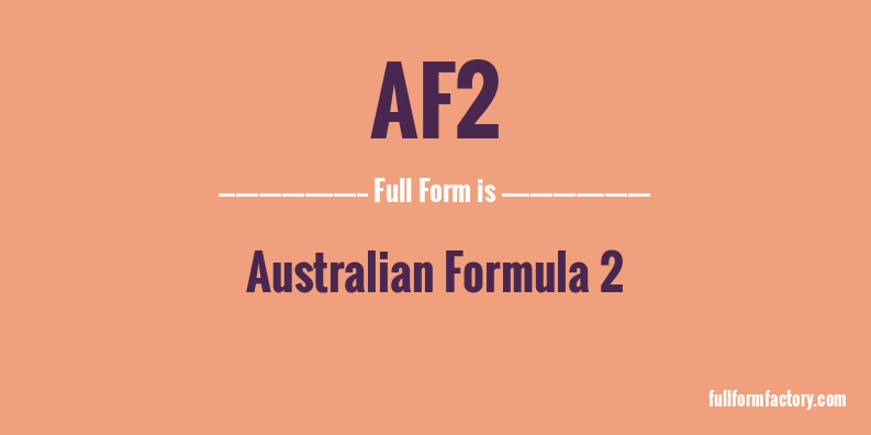 af2-full-form