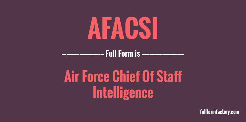 afacsi-full-form