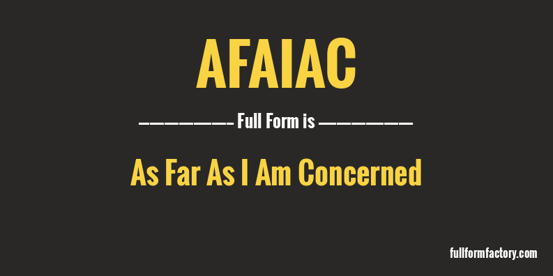 afaiac-full-form