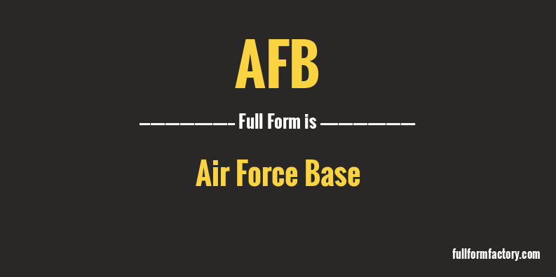 afb-full-form
